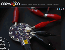 Tablet Screenshot of innovaxxion.com